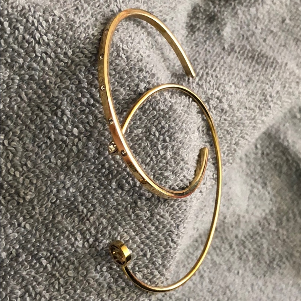 Michael Kors bangle set.